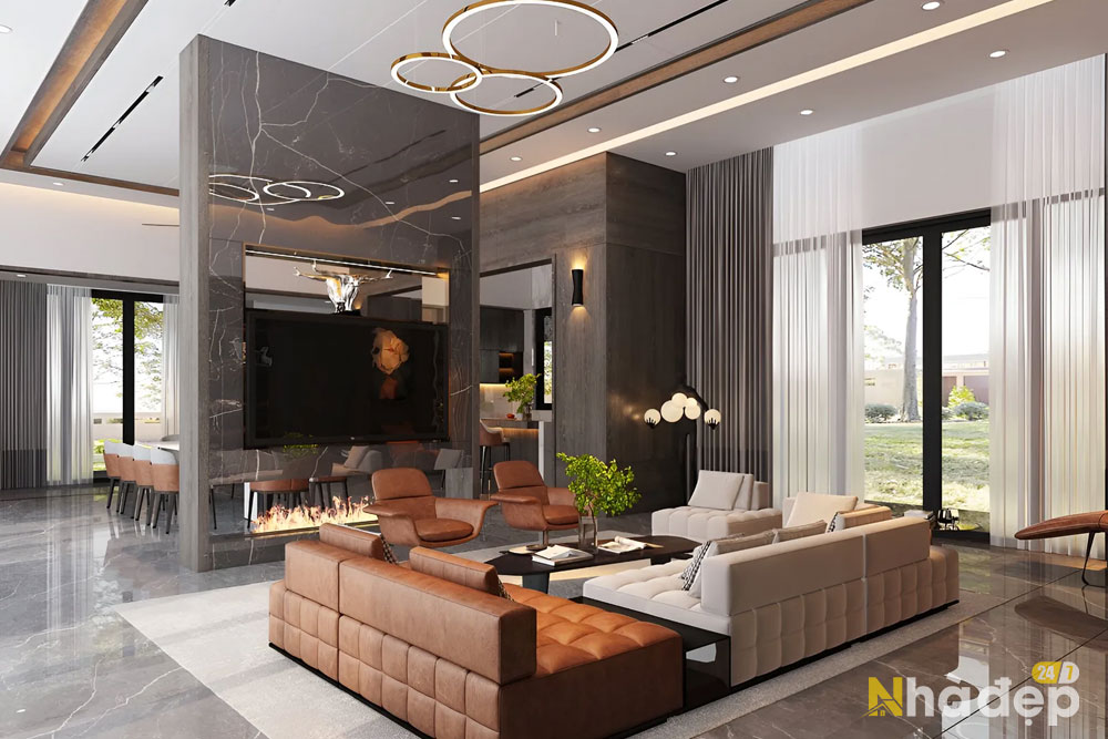 Thiết kế nội thất biệt thự nhà vườn