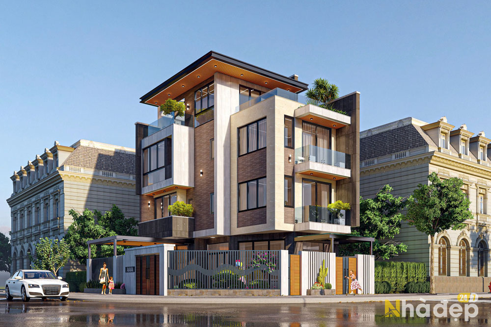 Thiết kế nhà phố, liền kề
