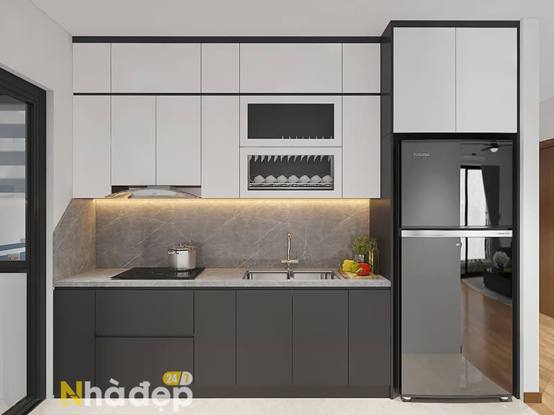 Cải tạo và thi công hoàn thiện nội thất căn hô 90m2-13