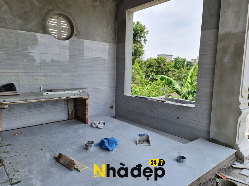 Thi công biệt thự tại Hoài Đức Hà Nội-18