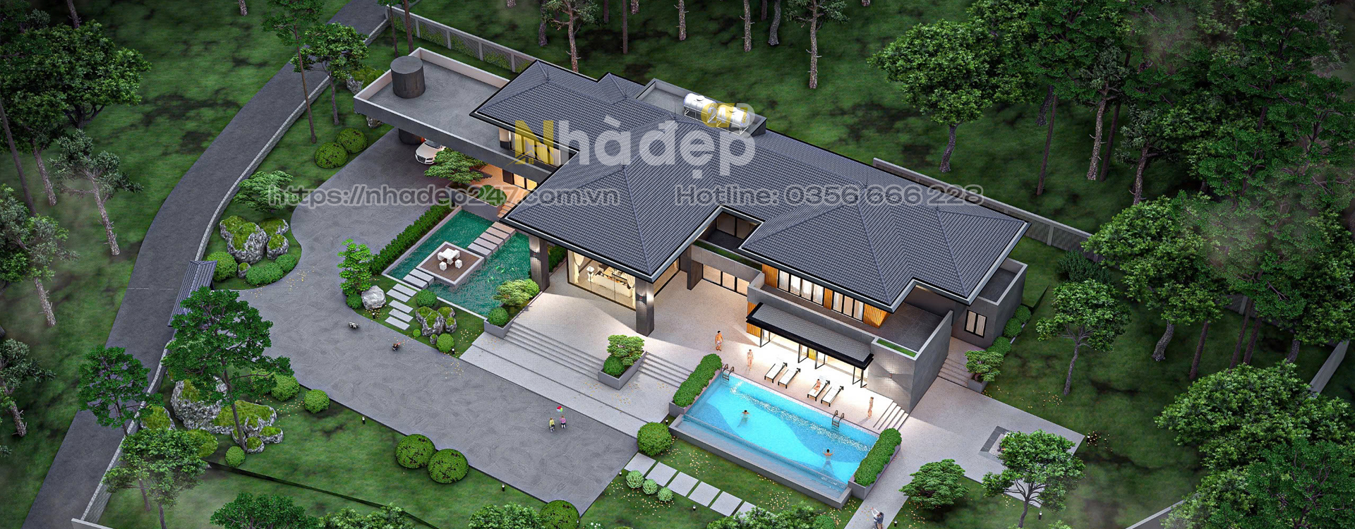Biệt thự nhà vườn villa