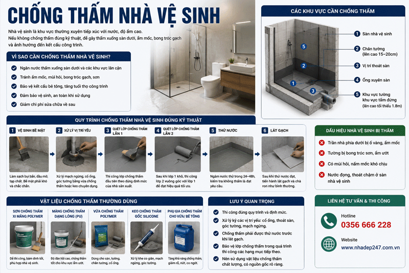 Chống thấm nhà vệ sinh
