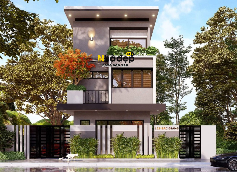 Nhà phố lệch tầng